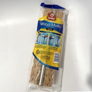O Cedar Wood-Matic Mop Roller Refill 11.5" NIP Wood Floor Sparkling Clean House